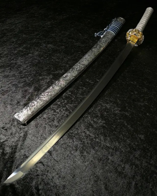 Frost Moon Katana (1060 Carbon Steel)