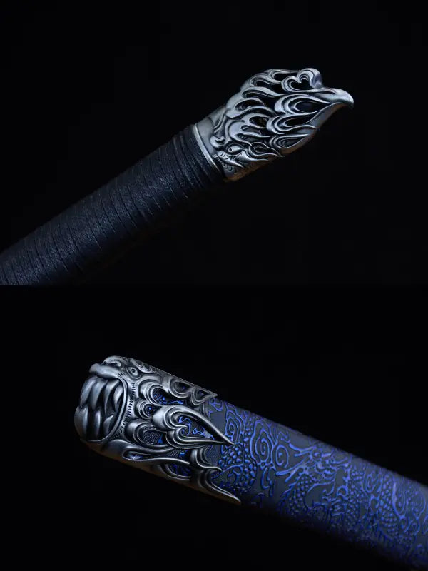 Blue Dragon Straight Sword (Manganese Steel)